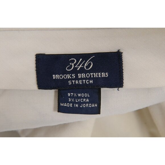 Brooks Brothers 346 Mens Suit 40 Reg Brown Tan Houndstooth 2 Piece 2 Btn Jacket - Picture 11 of 12